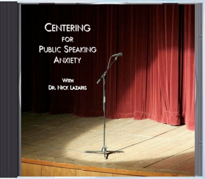 Centering for Public Speaking Anxiety